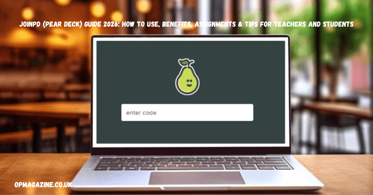 JoinPD (Pear Deck) Guide 2026: How to Use, Benefits, Assignments & Tips for Teachers and Students in2026